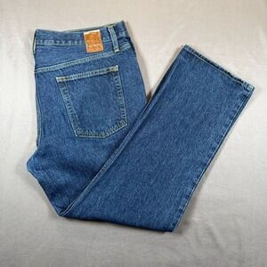 Goodfellow & Co Straight Recto Mens 38x30 Blue Denim Jeans Casual Everyday